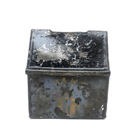 Sweet Little 19th C. Tole Painted Bank