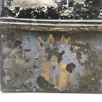 Sweet Little 19th C. Tole Painted Bank