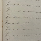 Revenge is Pleasure Only to a Mean Man, Chloe Mann's 1836 Penmanship Notebook