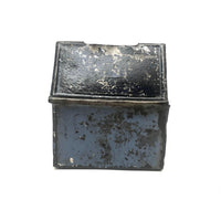 Sweet Little 19th C. Tole Painted Bank