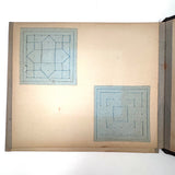 Early 20th Century Froebel Kindergarten Accordion Fold Album: Paper Weaving, Folding, Thread Drawing, More (Copy)