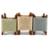 Sculptural (Noguchi-esque!) Old Japanese Spools Wound in Luminous, Ethereal Spun Silk Thread (Sold Individually)