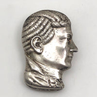 Wonderful c. 1890 Very Rare John Jay (1st Supreme Court Justice) Figural Vesta with Striker