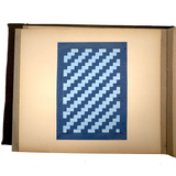 Early 20th Century Froebel Kindergarten Accordion Fold Album: Paper Weaving, Folding, Thread Drawing, More (Copy)