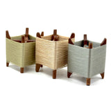 Sculptural (Noguchi-esque!) Old Japanese Spools Wound in Luminous, Ethereal Spun Silk Thread (Sold Individually)