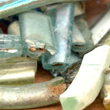 Magical Collection of Ancient Iridescent Glass Shards and Bits