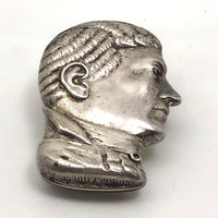 Wonderful c. 1890 Very Rare John Jay (1st Supreme Court Justice) Figural Vesta with Striker