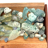 Magical Collection of Ancient Iridescent Glass Shards and Bits