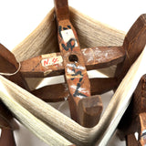 Sculptural (Noguchi-esque!) Old Japanese Spools Wound in Luminous, Ethereal Spun Silk Thread (Sold Individually)