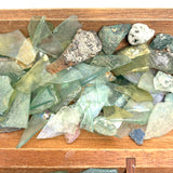 Magical Collection of Ancient Iridescent Glass Shards and Bits