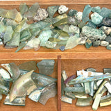 Magical Collection of Ancient Iridescent Glass Shards and Bits