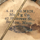 Curious c. 1900 Odd Fellows “Shake” Photo Button, A.H Armen Manf’g Co. Boston