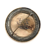 Curious c. 1900 Odd Fellows “Shake” Photo Button, A.H Armen Manf’g Co. Boston