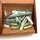 Magical Collection of Ancient Iridescent Glass Shards and Bits