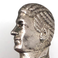 Wonderful c. 1890 Very Rare John Jay (1st Supreme Court Justice) Figural Vesta with Striker