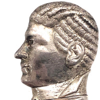 Wonderful c. 1890 Very Rare John Jay (1st Supreme Court Justice) Figural Vesta with Striker