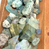 Magical Collection of Ancient Iridescent Glass Shards and Bits