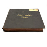 Early 20th Century Froebel Kindergarten Accordion Fold Album: Paper Weaving, Folding, Thread Drawing, More (Copy)