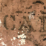 CAKE, Perfectly Pink (Marie Antoinette-esque) 10 Inch Antique Stencil Painted Tin