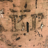 CAKE, Perfectly Pink (Marie Antoinette-esque) 10 Inch Antique Stencil Painted Tin