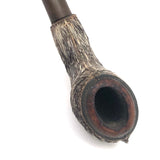 Surreal-esque Hand-stitched Seal Fur Wrapped Pipe, Presumed Inuit