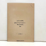 Young Divas with Ringlets and Wrapped Arms, A.H. Lane Waldoboro Maine CDV, c. 1870-80s