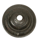 19th c. Embossed Tin Canister with Figures, Animals, Houses and More