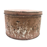 CAKE, Perfectly Pink (Marie Antoinette-esque) 10 Inch Antique Stencil Painted Tin