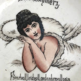 Lovesick (Liebesschmerz!) Beauty, Antique German Boudoir Dish