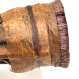 More Gorgeous Old Japanese Deer Hair Brushes: Set of Three, Green, Orange, Pink