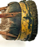 More Gorgeous Old Japanese Brushes: Large Pair, Yellow and Orange Wraps