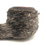 Surreal-esque Hand-stitched Seal Fur Wrapped Pipe, Presumed Inuit