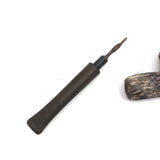 Surreal-esque Hand-stitched Seal Fur Wrapped Pipe, Presumed Inuit