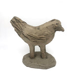Charming Vintage Cement Folk Art Garden Bird!