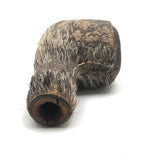 Surreal-esque Hand-stitched Seal Fur Wrapped Pipe, Presumed Inuit