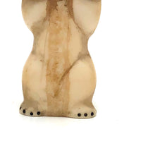 Inuit Eskimo Carved Tusk Standing Polar Bear