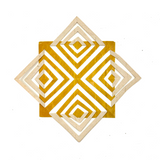 Perfect Gem: 19th Century Cut and Folded Two Tone Paper Diamond