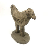 Charming Vintage Cement Folk Art Garden Bird!