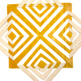 Perfect Gem: 19th Century Cut and Folded Two Tone Paper Diamond
