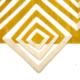 Perfect Gem: 19th Century Cut and Folded Two Tone Paper Diamond