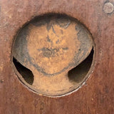 Folk Art Figure in Coffin with Hand-drawn Face and Surprise Inside