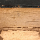 Charming 1889 Wire-Hinged Wooden Box with Hand-sewn, Embroidered Piecework Decoration