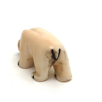 Sweet Small Inuit Eskimo Carved Tusk Polar Bear 