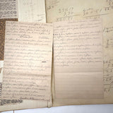 Antique Hand-marbled Alphabet Ledger Turned Lace Making Instruction Scrapbook with Samples