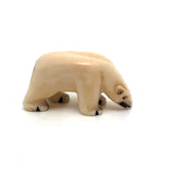 Sweet Small Inuit Eskimo Carved Tusk Polar Bear 