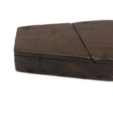 Folk Art Figure in Coffin with Hand-drawn Face and Surprise Inside