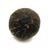 Beautiful Old Black Cloth Tape Ball