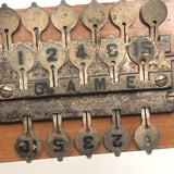 Rare, Wonderfully Graphic, and Fun 1884 Anderson Whist and Game Counter