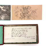 1840s Boxed German Album Amicorum with Many Lovelies