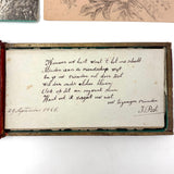 1840s Boxed German Album Amicorum with Many Lovelies